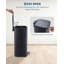 Poubelle à pédale en acier inoxydable peu encombrante - 8 gallons, couvercle à fermeture douce, seau intérieur amovible, résistant aux empreintes digitales, parfaite pour la cuisine, la salle de bain, le bureau, la lessive-129706385