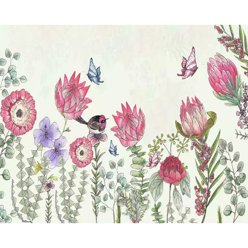 Yosilin Wall Mural, 114" L x 204" W