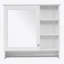 Armoire de rangement murale à miroir avec tablette réglable, charnières à fermeture en douceur pour la salle de bain-2125337222