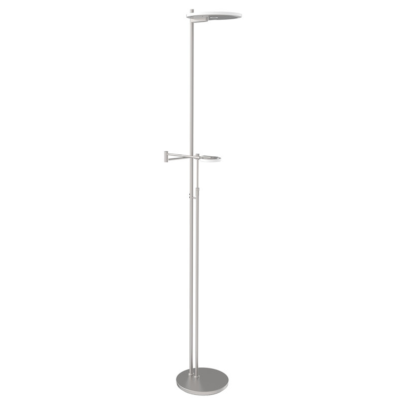 Tasoula 185cm LED Novelty Floor Lamp, Steel/White