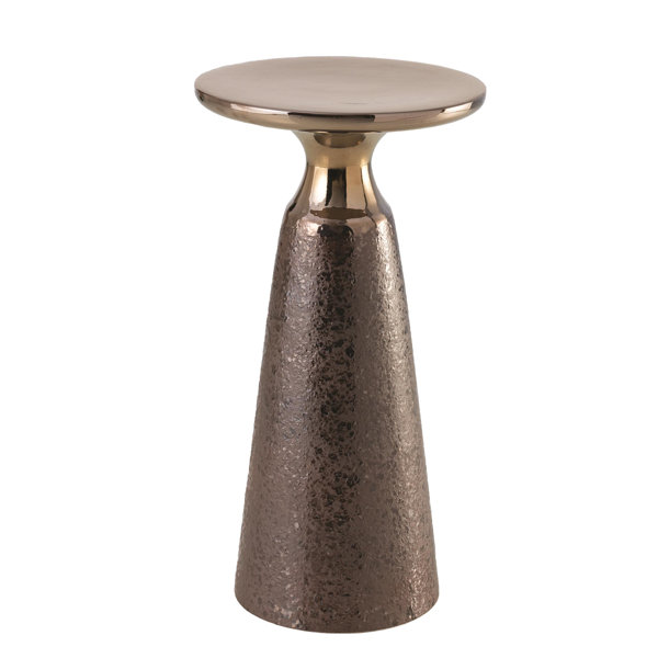 Global Views Meteor Taper Table-Bronze | Wayfair