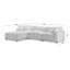 Canapé modulaire en tissu 4 pièces Luxe-705995407
