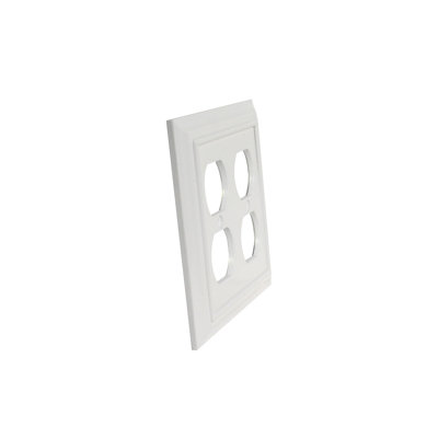Classics 4 - Gang Duplex Outlet Standard Wall Plate