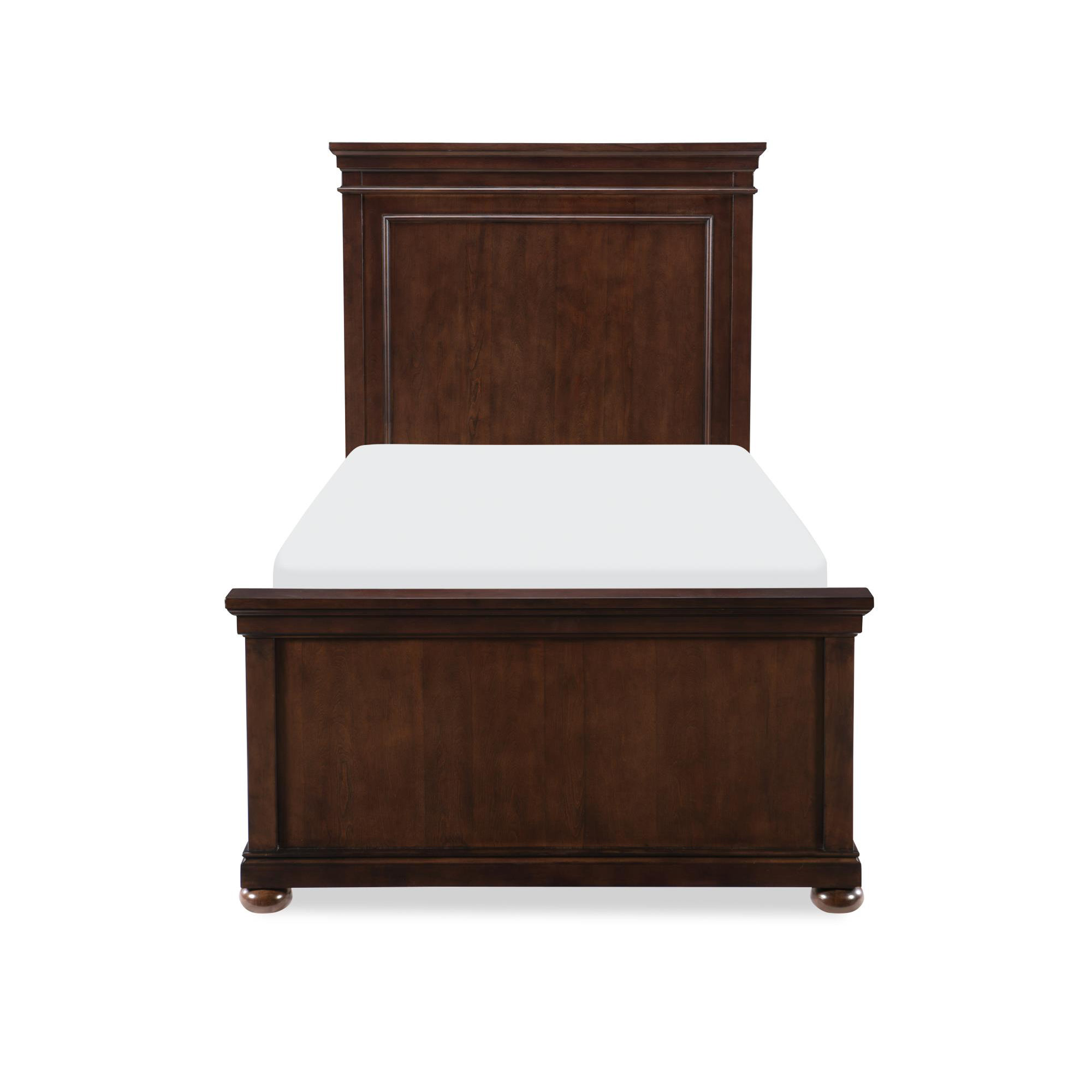 Jayden Complete Panel Bed, Brown, Twin