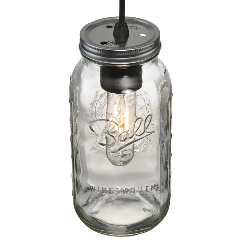 Mason Jar 1 - Light Pendant