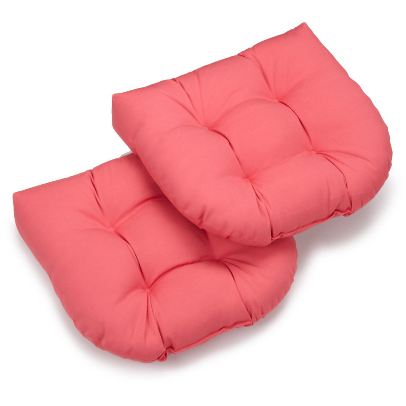 Outdoor 5'' Seat Cushion, Bery Berry, Microsuede