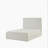Tall Headboard Upholstered Bed / 52" High Headboard / Elegant Simplicity / No Box Spring Needed / Easy Assembly / Queen / Textured Ivory Canvas-920341012-920341009