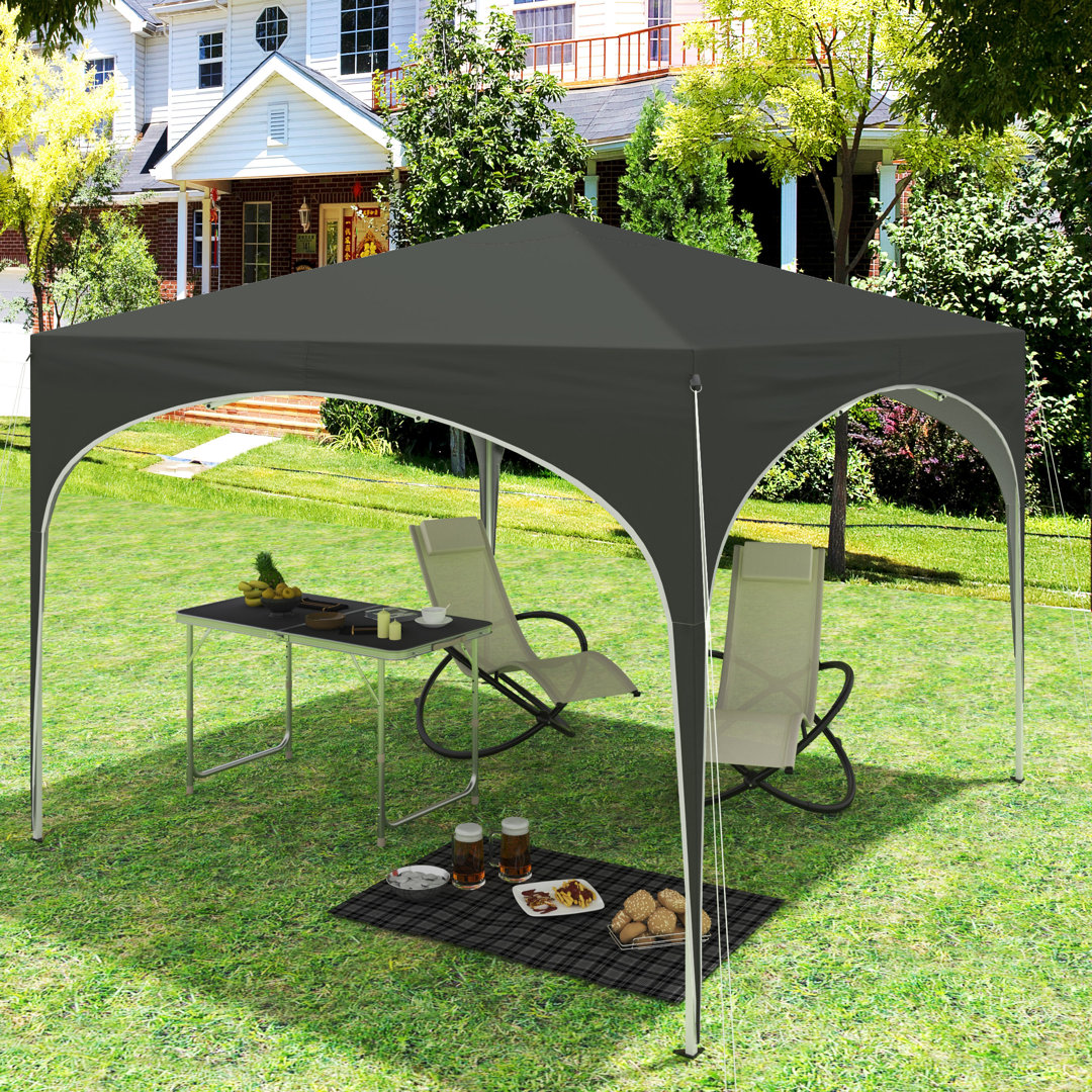 300 cm x 300 cm Pop-Up-Partyzelt Aralynn aus Metall