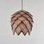 Luminaire suspendu en bois massif Wabi Sabi-376414396
