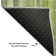 Premium Machine Washable Cerrito AMF543 Green Rug