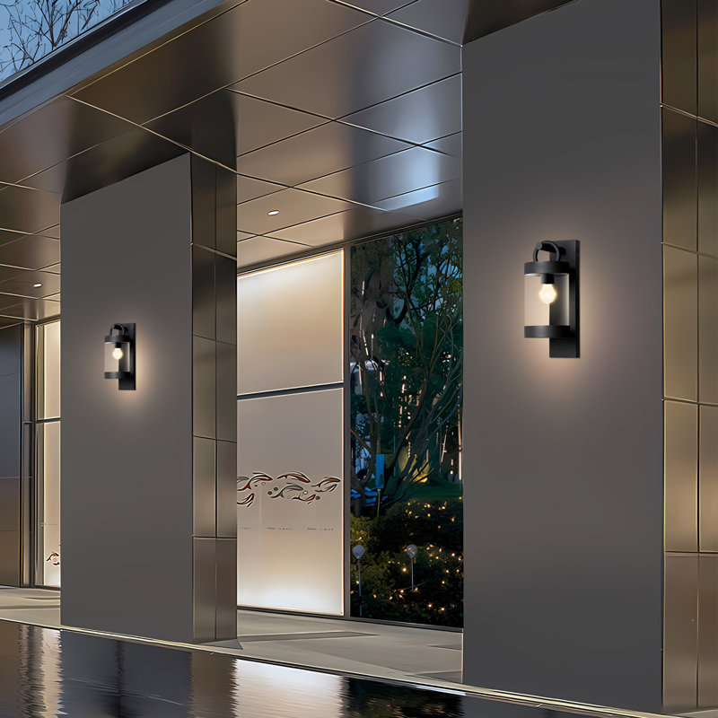 Magliana Aluminum LED Wall Light, Black