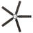 60" DC Motor Ceiling Fan with LED light, Remote Control, and downrod-102062361