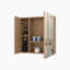 Armoire à pharmacie 23,4 H 23,4 po avec miroir 23 tablettes