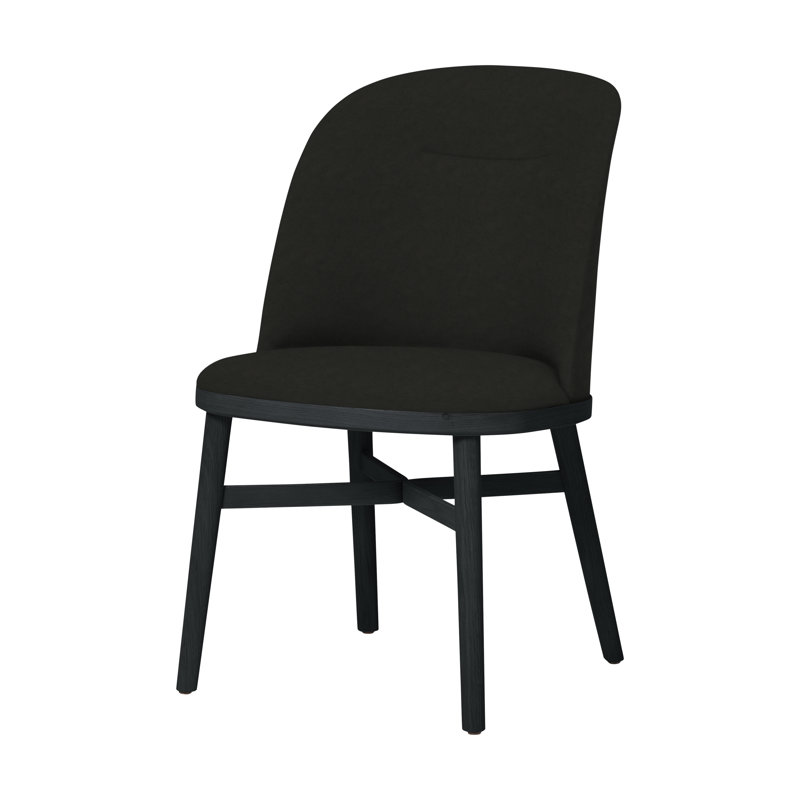 Chaise de salle à manger Bund de Neri & Nu, Chêne gris, Nouveau noir Newcastle 65