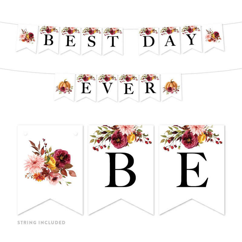 Ensemble de 15 panneaux «Best Day Ever»