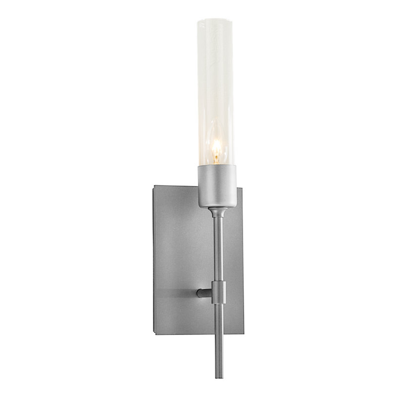 Luminaire mural 1 lumière Vela, Transparent, Platine rétro
