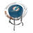 Commercial Grade Chrome Swivel Bar Stool with Vibrant Team Colors  -113702941