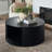 Baxman Round 40" Storage Floor Shelf Cofee Table
