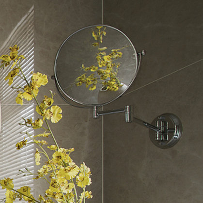 Miroir de maquillage / rasage Gammage, Argent