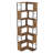 6-Tier Industrial Corner Bookcase