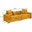 Canapé surdimensionné en velours côtelé de 104,8 po à 4 places avec 4 coussins décoratifs-1722409830-1735423079