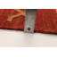 Tapis de zone en laine rouge 6 pi x 9 pi 3 po one-of-kind-noué la main anatolian
