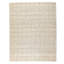 Grid Flatweave Jute Solid Color Area Rug in Bleached Grid Jute-328021048
