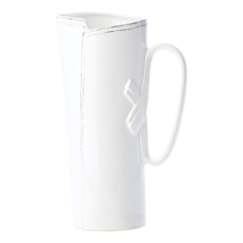 Lastra 96oz. Pitcher, White