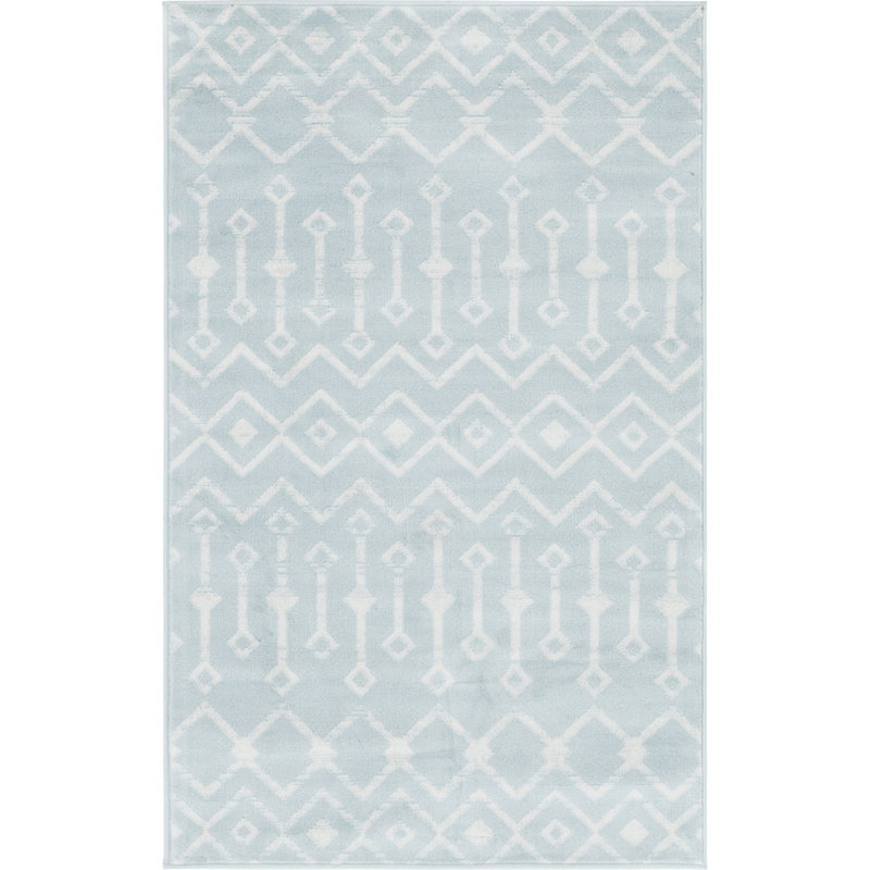 Moroccan Area Rug, Rectangle 99 x 160cm