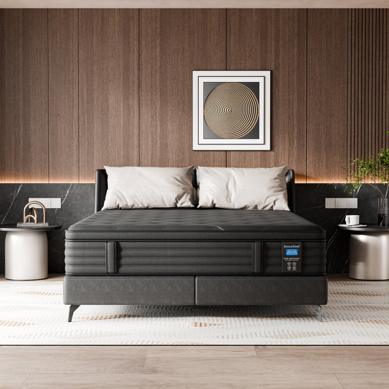 Ultra Firm Queen Mattress 14" Queen Mattress Memory Foam Blend Extra Lumbar Support For Back Pain Relief And Cool Sleep Firm Foam Encasement Edge