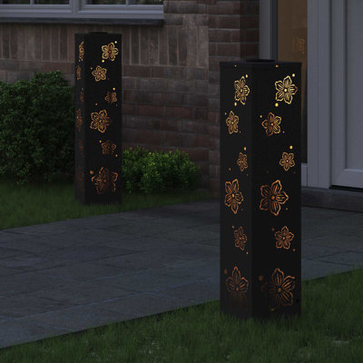 Solar Powered Steel Pathway Light