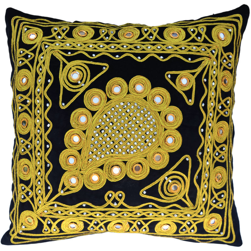 Square Pillow Cover & Insert, Damask 1