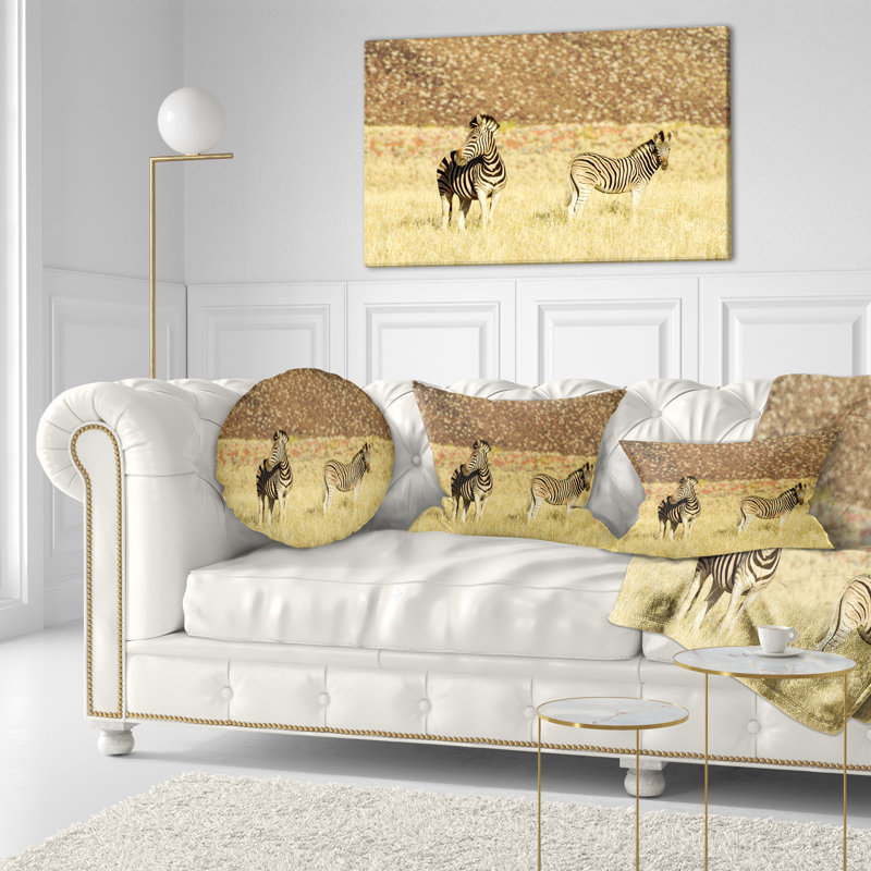 Coussin lombaire en namib zèbres