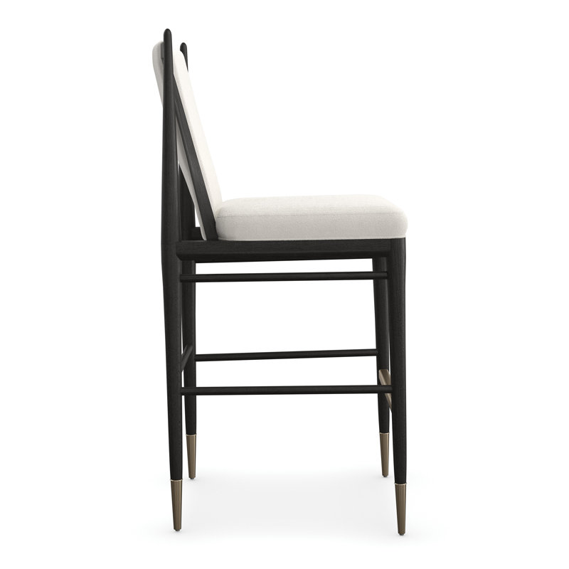 Modern Principles Light Counter Stool, Bar Stool (30" Seat Height), Cinder/Lucent Bronze Metallic