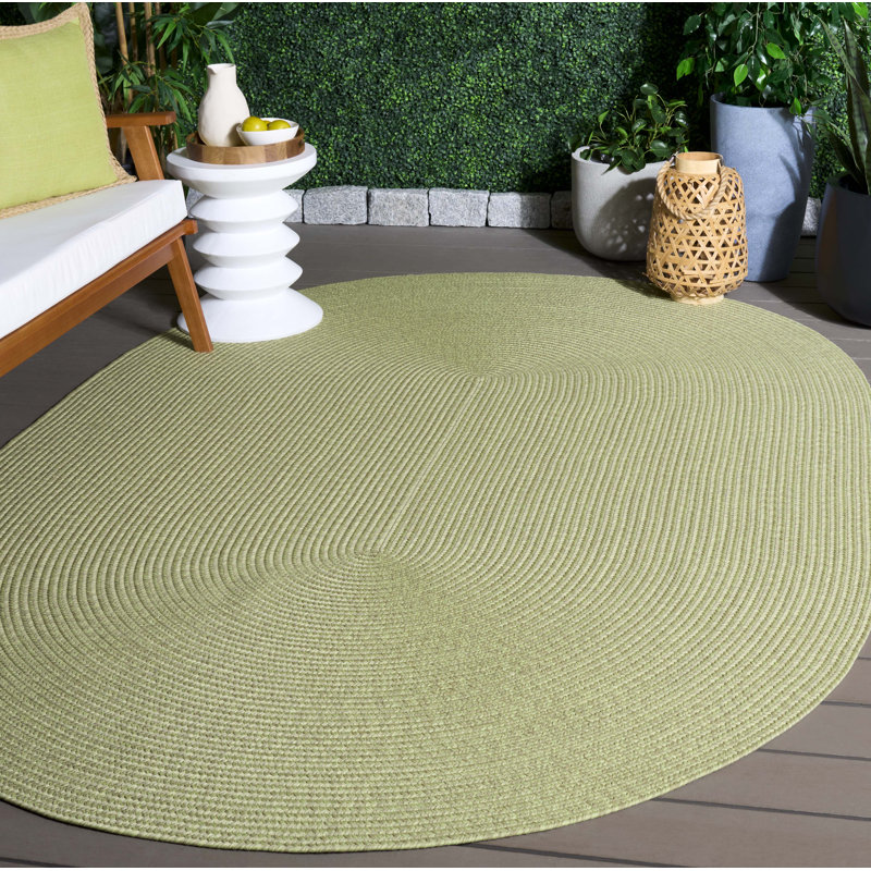 Tapis tissé intérieur / extérieur Walkowiak Performance, Oval 6 pi x 9 pi