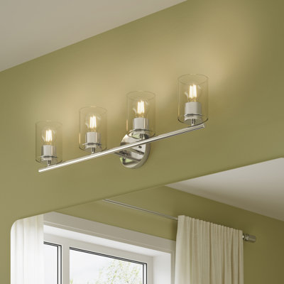 Luminaire pour meuble-lavabo avec abat-jour en verre Replay Collection