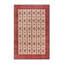 Tapis en laine rouge / beige-339305520