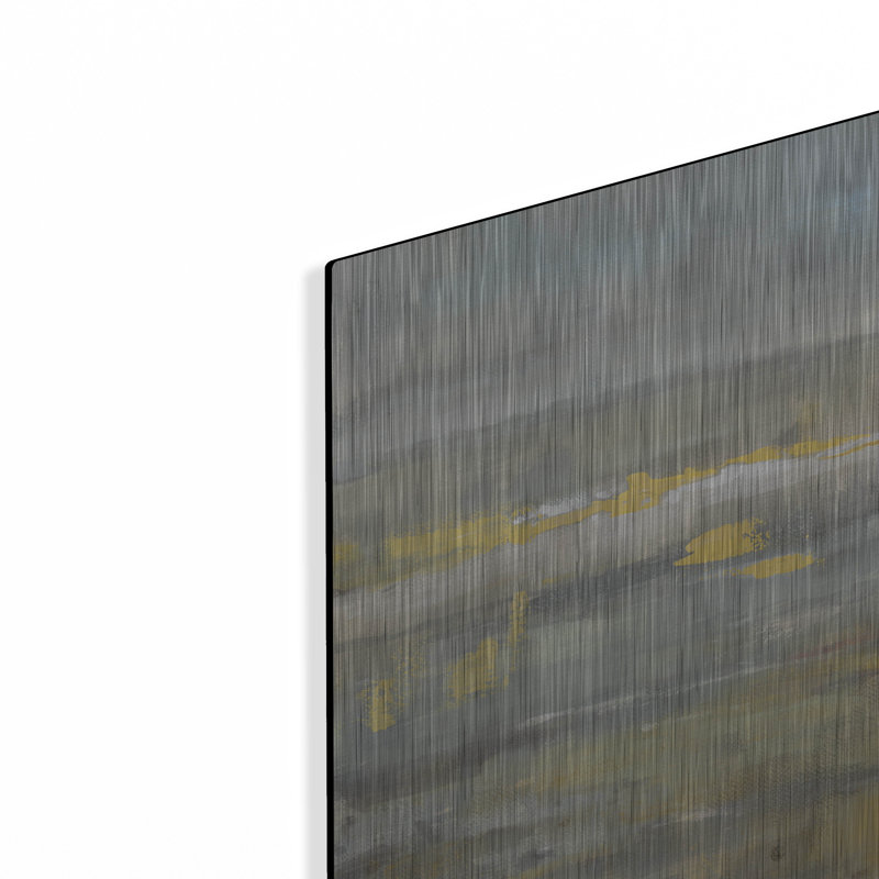 Art mural luxueux «Neutral Field» par Danhui Nai, H 16 po x l 24 po