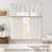  Pinch Pleated Linen Valances for Windows, 2 Panels Set Farmhouse Light Filtering Small Sheer Curtains for Cafe Bar Kitchen Over Sink Christmas Decor-1504528897-1504528898