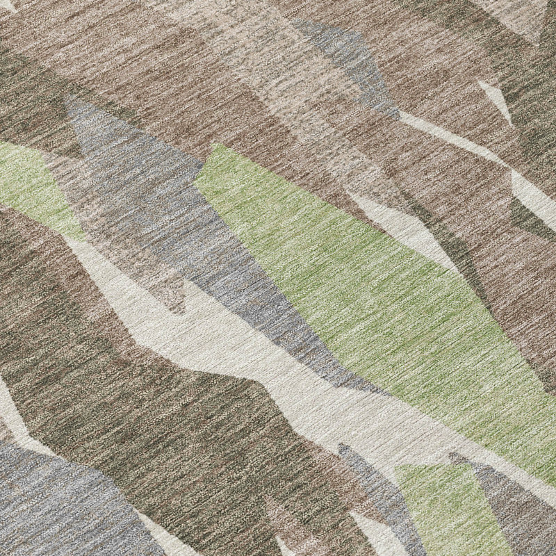 Machine Washable Indoor/Outdoor Chantille ACN2329 Stripes Rug, Rectangle 3' x 5'