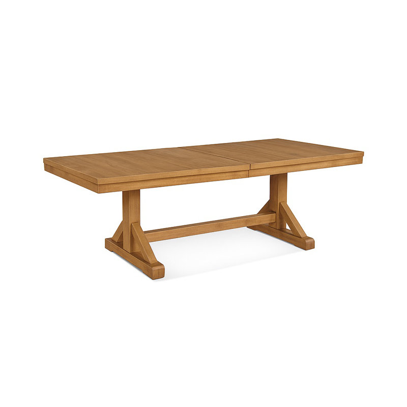 Hues Solid Wood Dining Table, Aged Barrel
