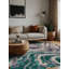 Tapis gris lavable à la machine