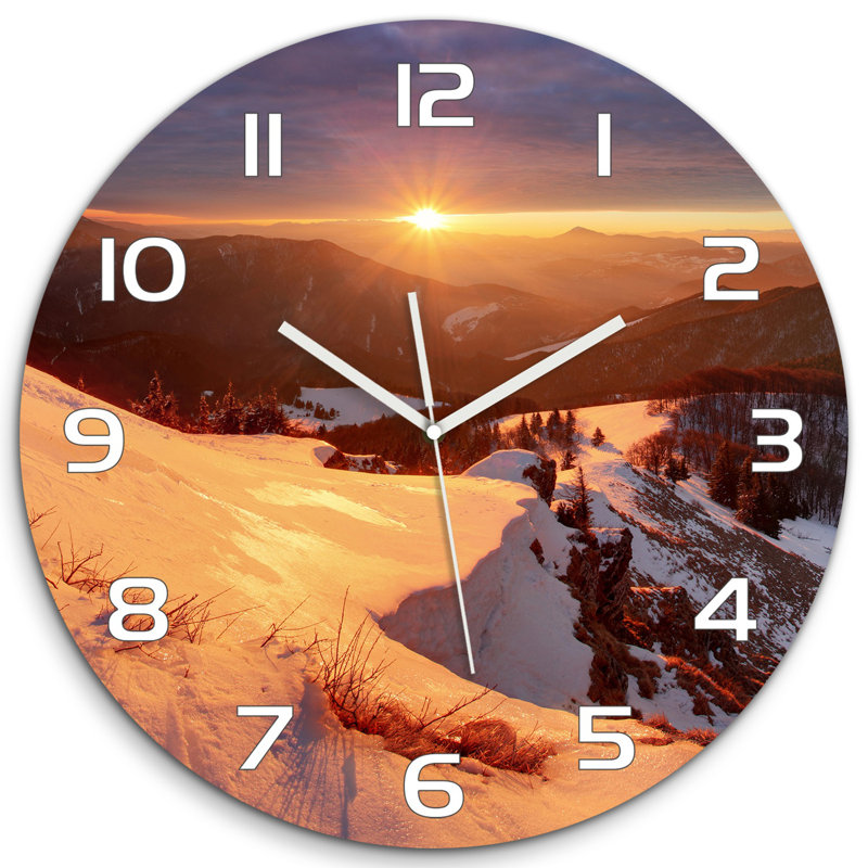 Jhaki Glass Wall Clock