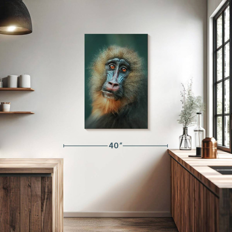 Monkey Close Up, 36" H x 24" W