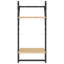 Dimick 6 Piece Wall Shelf Set with Bars Engineered Wood-2136771418