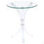 Table d'appoint en acrylique transparent