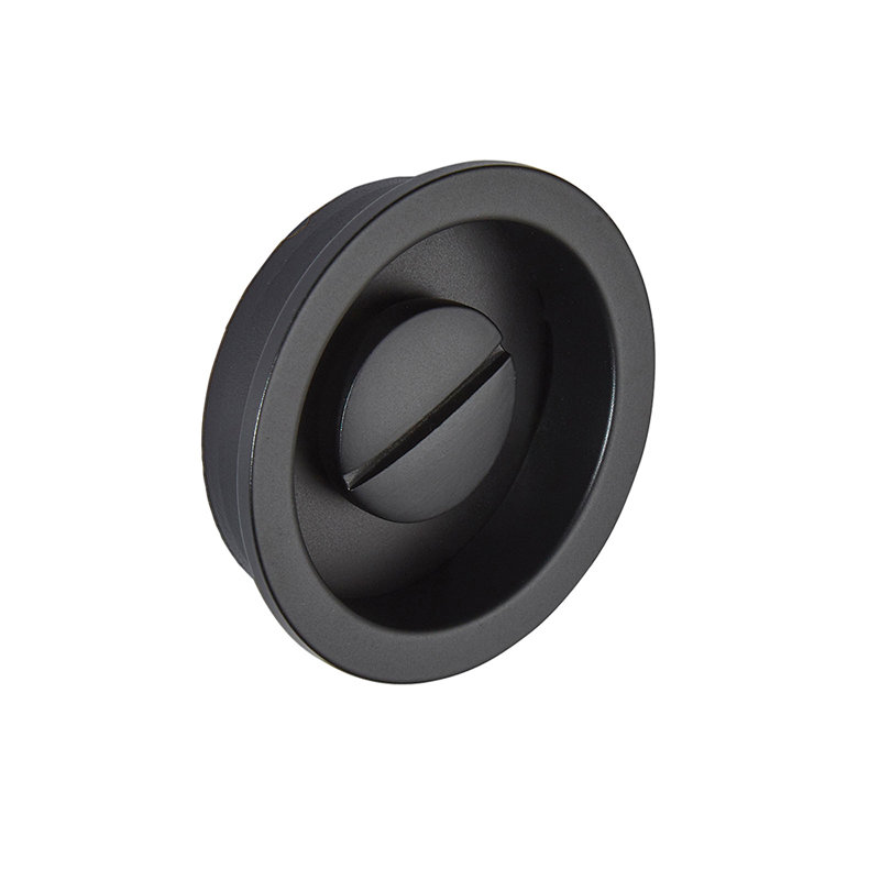 Aries Internal Flush Pull Handle, Matt Black