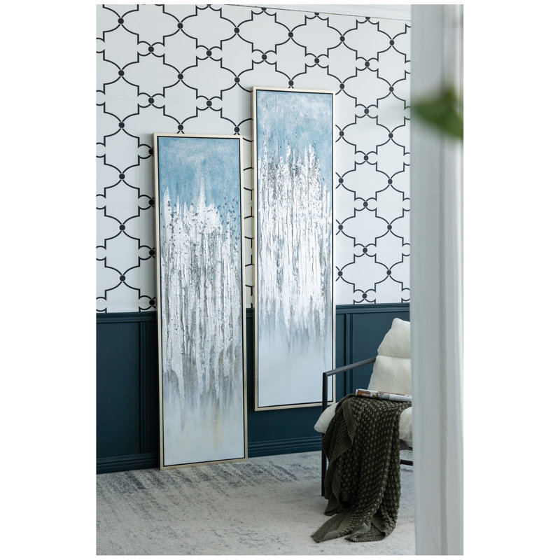 S / 2 70,9 x 19,7 po Dhalia Ombre Wall Arts
