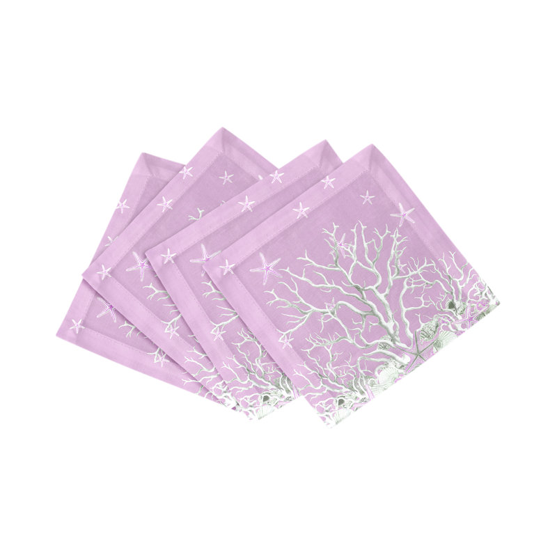 Square Napkins, Lilac