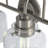 Juliann 32 in. 4-Light Modern Dimmable Vanity Light with Clear Glass Shade-1918232622